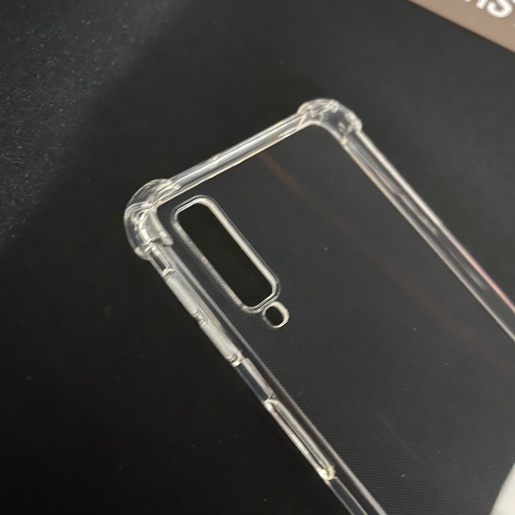 Ốp lưng Samsung A7 2018, A750 nhựa silicon trong suốt dẻo chống sốc viền vuông bảo vệ đt BIBI