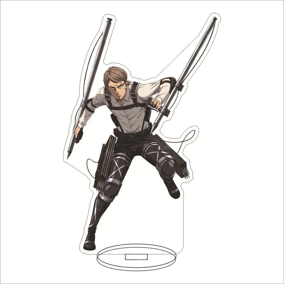 Mô hình Standee Attack on Titan Acrylic vbjf Peripheral Eren Yerger Armin Arlert Phụ kiện trang trí để bàn góc học tập