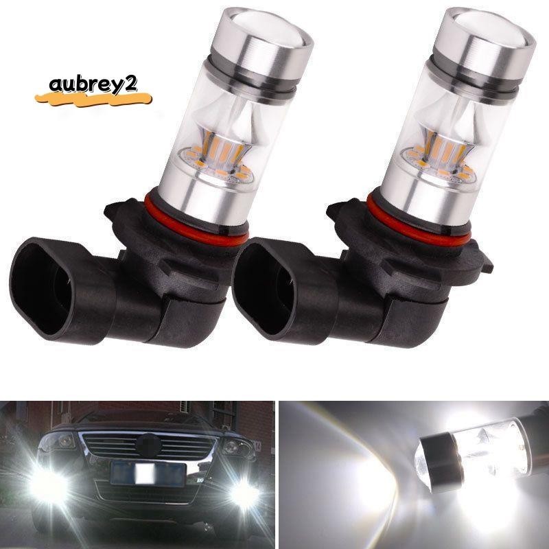 2x 9005 HB3 6000K 100W 2323 LED Máy Chiếu Sương Mù Lái Xe Bóng Đèn Trắng