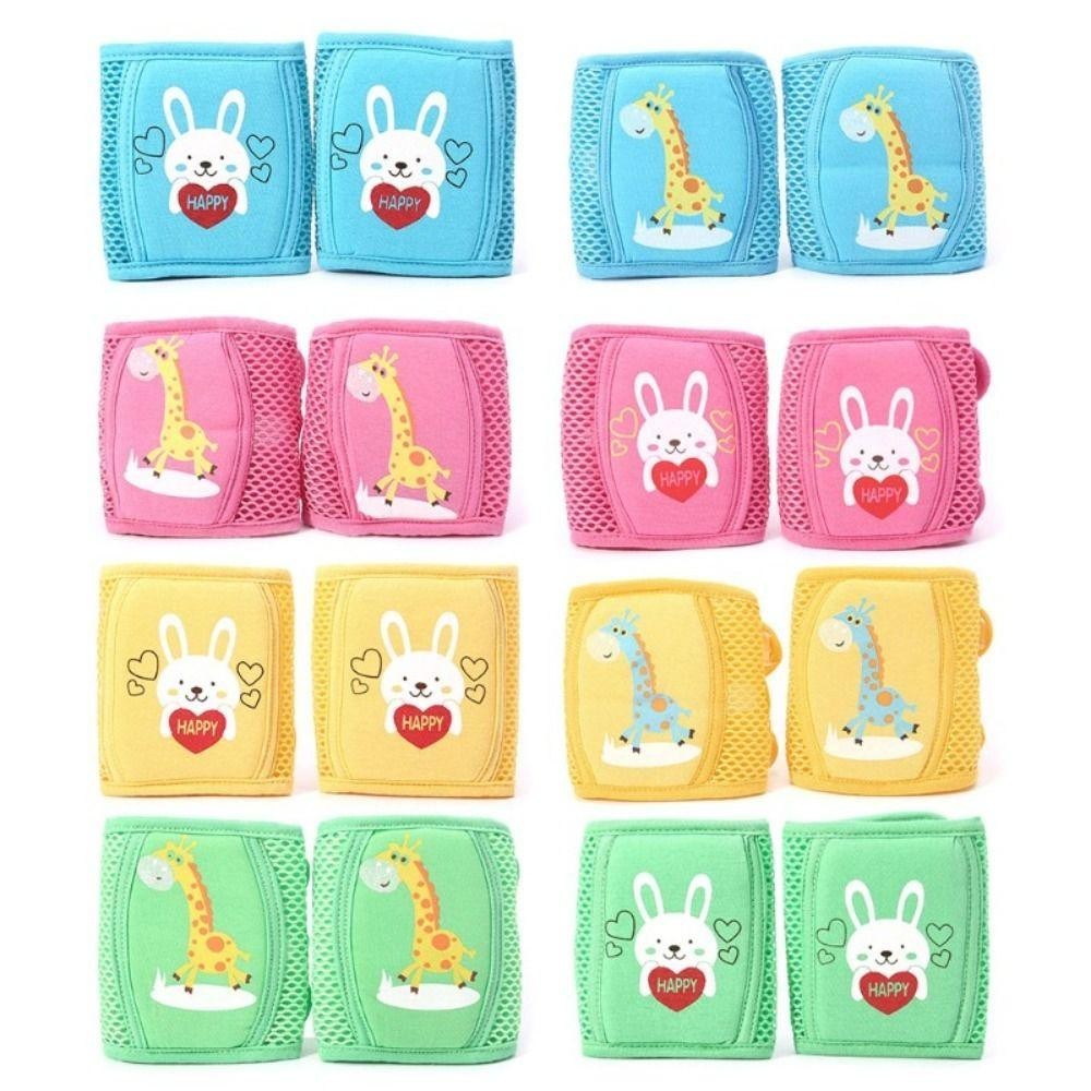 Rolyn Miếng đệm đầu gối cho bé từ vải polyester và cotton, dễ co giãn - Hộp đựng đồ chơi crawling bảo vệ trẻ nhỏ