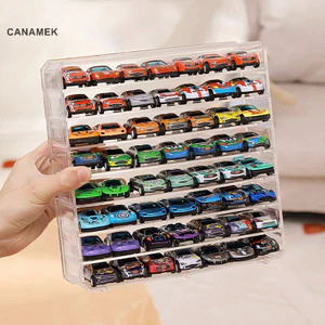 Hộp trưng bày mô hình ô tô Calamek 1 / 64 Carpark Acrylic Bộ mô hình phong cảnh Quà tặng cho Bộ sưu tập trẻ em (Xe hơi) CSF