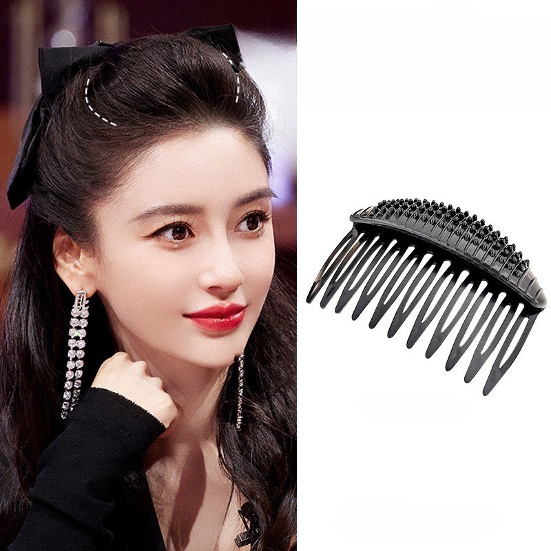 Đầu Cao Tóc Phẳng Lông Tơ Đệm Tóc Nữ Kẹp Tóc Đầu Lưng Kẹp Tóc Mũ Đội Đầu