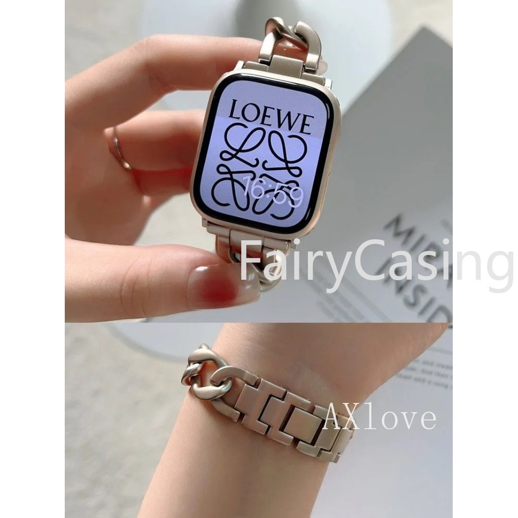 Dây đeo cho Apple Watch Band Ultra 2 46MM 49mm cho Series 10 9 44mm 40mm 45mm 41mm 42mm 44 45mm Vòng đeo tay bằng thép cho iwatch Series 7 8 9 se 4 5