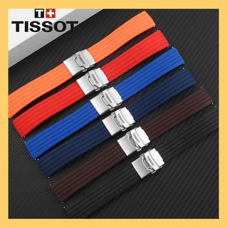 Tissot 1853 Dây đeo đồng hồ silicon Speedocle T116 Lerocle T41 Speedo Cao su chống thấm nước Dây đeo nam 0313