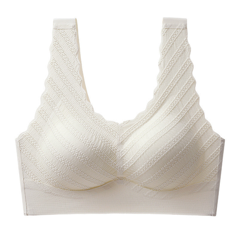 Siêu Âm Oxy Philophilic 38 Vest Ice Silk Liền Mạch Quần Lót Nữ Khỏa Thân Tập Hợp Cố Định Cốc Ngủ Áo Ngực Nữ