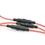 Vỏ cầu chì 1 / 10 chiếc, 250V với cáp dây 20AWG Giá đỡ cầu chì thủy tinh, Hộp cầu chì Loại vít 5X20mm 5 * 20mm 6 * 30mm Ống cầu chì