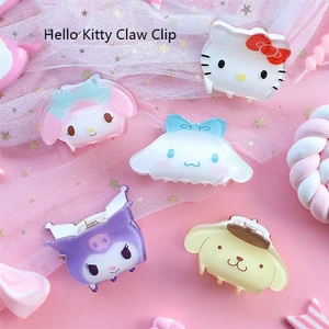 Kẹp tóc acrylic hoạt hình Hello Kitty thích hợp cho phụ kiện tóc nữ