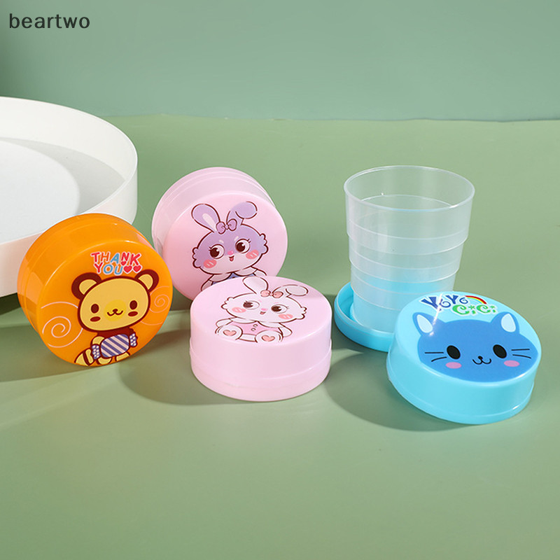 < Beartwo > Chai nước gấp có thể thu vào bằng nhựa di động Du lịch ngoài trời Kính thiên văn có thể gập lại Chai uống nước gấp Kính nước đẹp