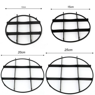 CLEARLINE Giá đỡ chậu hoa, Đĩa thực vật bằng nhựa Hỗ trợ trồng cây tròn, Chống quay rễ cây chống rụng rễ thoáng khí Khay đựng chậu cây đáy cho sân vườn