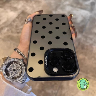 Vỏ Đơn Giản Cho Huawei Pura 70 Pro 70 Ultra P60 P50 P40 P30 Pro Nova 12 11 10 8 7 Pro SE 6 5 Vỏ Điện Thoại Chống Sốc Cứng Chấm Đen Dễ Thương