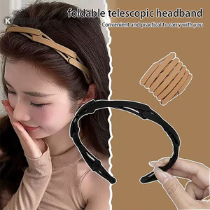 Kuzhen Di Động Gấp Tóc Nữ Chống Trơn Trượt Mặt Rửa Tóc Bé Gái Phụ Kiện Tóc Có Thể Thu Vào HOT