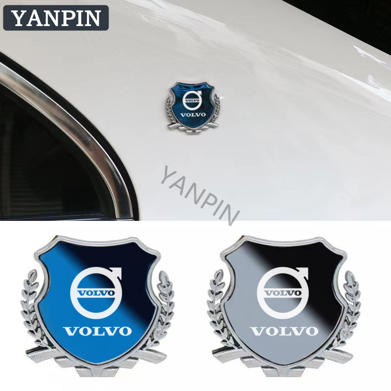 Dành Cho Xe Volvo Kim Loại Miếng Dán Trang Trí Cửa Sổ Ô Tô Bên Phía Sau Miếng Dán Trang Trí 940 S80 XC60 S40 XC40 XC90 S60 850 S90 240 V40 S70 V50 740 XC40