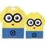 GC1 Despicable Me 4 Minions Vải Cosplay 3D Mùa Hè Áo Thun Anime Tay Ngắn Top GC1