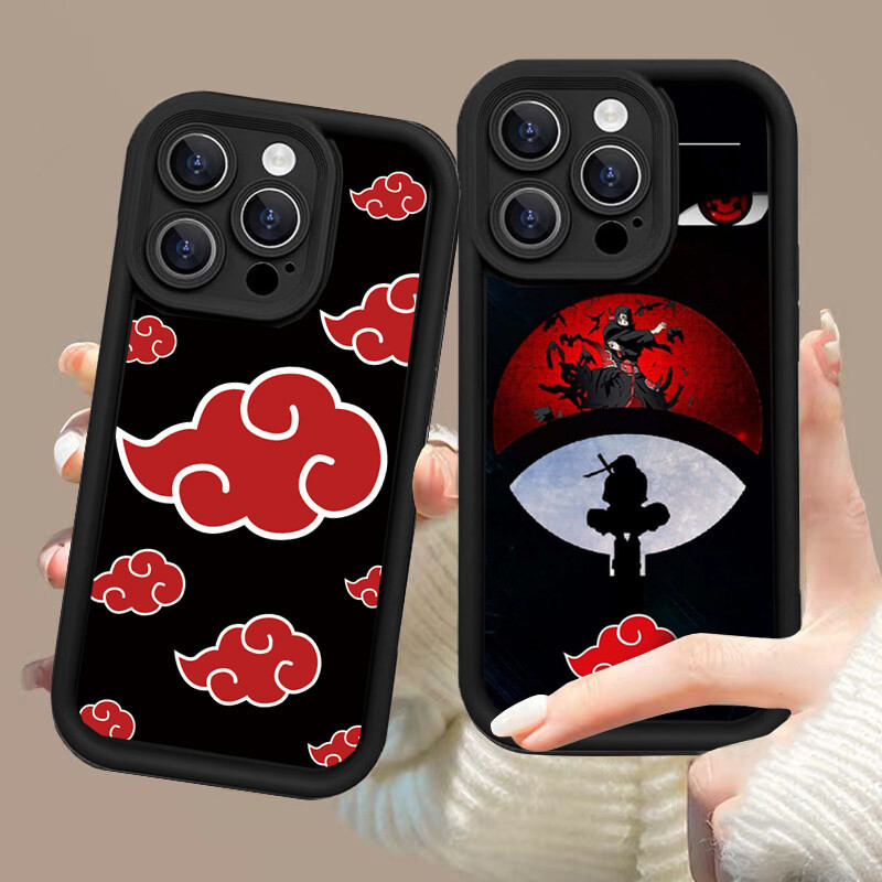 Hokage Anime NARUTO Sasuke Obito Hatake Kakashi Vỏ Điện Thoại Mềm Tương Thích Cho IPhone 11 12 13 14 15 Pro MAX Plus X XR XS MAX 7 8 6 6S Plus Vỏ Hoạt Hình Mềm Chống Sốc