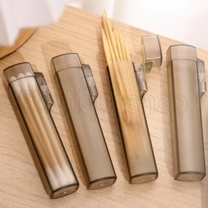 Hộp đựng tăm Mini bằng nhựa - Hộp đựng tăm bỏ túi di động - Hộp đựng khăn bông - Hộp đựng đồ vật nhỏ - Đồ dùng nhà hàng du lịch ngoài trời