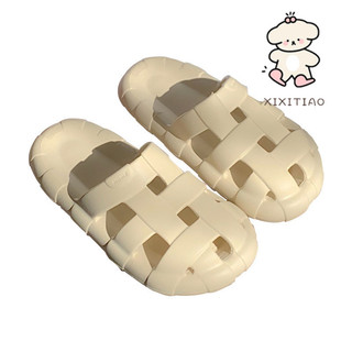 Xixitiao Dép Baotou Lỗ Đế Mềm Ngoài Trời Mùa Hè Thời Trang Đơn Giản