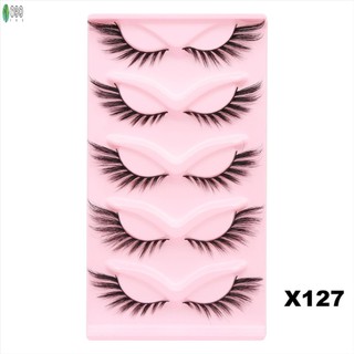 Lộn xộn Truyện Tranh Lông Mi Giả 3D Lông Mi Dày Tập Dài Wispy Mi
