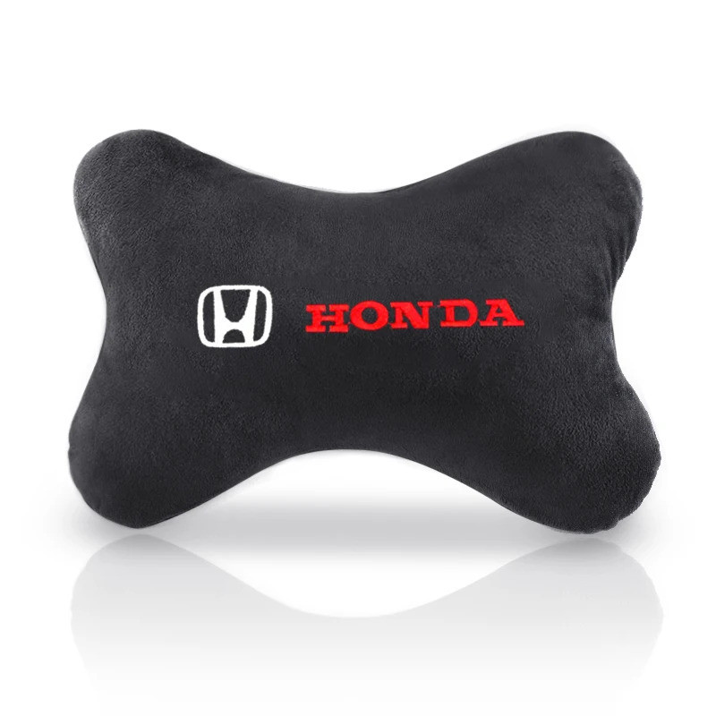 2 Chiếc Gối Cổ Ô Tô Cả Hai Bên Da Pu Đơn Tựa Đầu Dành Cho Mugen Power Honda Civic Accord CRV Hrv Jazz Phụ Kiện