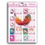 Set 10 Nhãn Vở Hình Ảnh Dễ Thương Mẫu Hello Kitty - Gì Cũng In - Decal Chống Thấm Nước