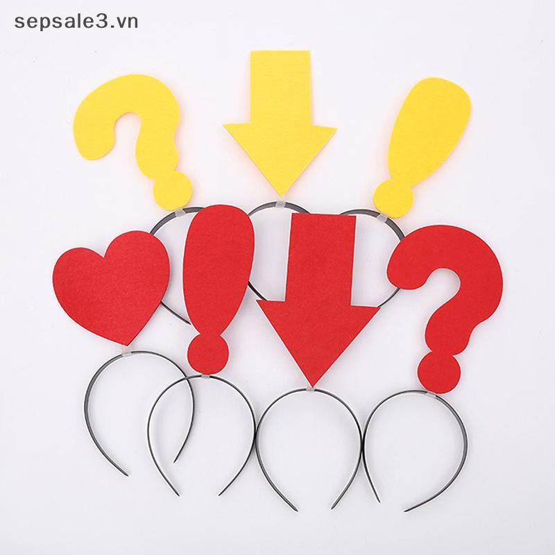 # Sepsale # Dấu hỏi Đảng Ảnh Gian Hàng Băng Đô Quấn Tóc Ngày Lễ Vòng Trang Phục Mũ Đội Đầu Giáng Sinh Ủng Hộ Cô Gái Mũ Đội Đầu.