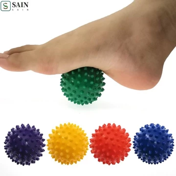 Sain Massage Bóng Thư Giãn Cơ Massage Huấn Luyện Di Động Bóng Tập Thể Dục Mềm Spike Bóng Nhím Bóng Chân Con Lăn Acumobility Thiết Bị Tập Yoga Máy Mát Xa Chân Spiked Massage Bóng