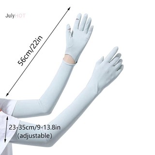 Vỏ bảo vệ cánh tay chống nắng JULYHOT Ice Silk - Tất cả trong một UV Thiết bị đi xe đạp mùa hè Massivedeals