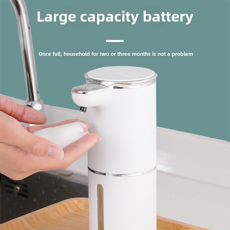 Hộp đựng xà phòng tự động MỚI Hộp đựng xà phòng tạo bọt không chạm 340ml USB có thể sạc lại bằng điện có thể điều chỉnh cho gia đình