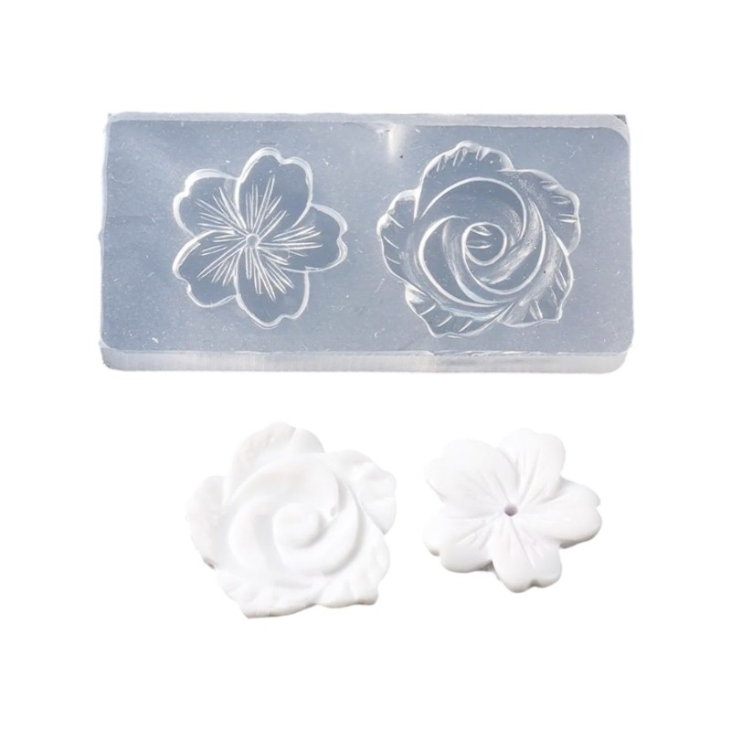 Inste Nail Art Khuôn Silicon Làm Móng Mẫu Khuôn Hoa Móng Tay Nghệ Thuật Trang Trí