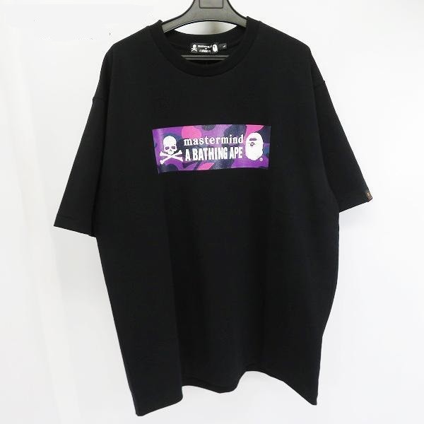 Bape mastermind MMJ Unisex dáng rộng cổ tròn in hình 100% Cotton cao cấp tay ngắn T