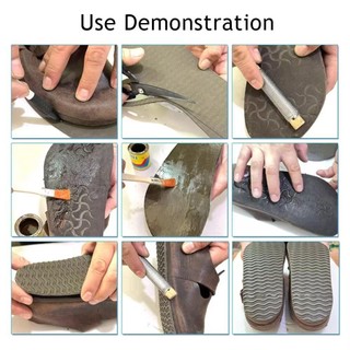 YSANH 1 Cặp Miếng Dán Sửa Chữa Toàn Đế, Đế Ngoài Dày Chống Mài Mòn, Sửa Chữa Giày Sneaker Cao Su Chống Trơn Trượt Bảo Vệ Toàn Đế