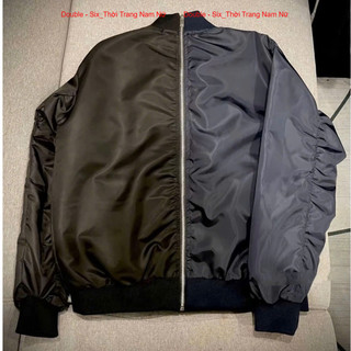 Áo Bomber Dio 2 Mảnh Double - Six Áo Gió 2 Lớp 2 Khóa 2 Màu Dày Dặn