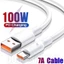 Cáp sạc siêu nhanh USB 7A 100W Type C - Cáp USB sạc dòng điện cao đa năng - Dây sạc siêu nhanh - cho Huawei Xiaomi Redmi - Dây sạc USB C