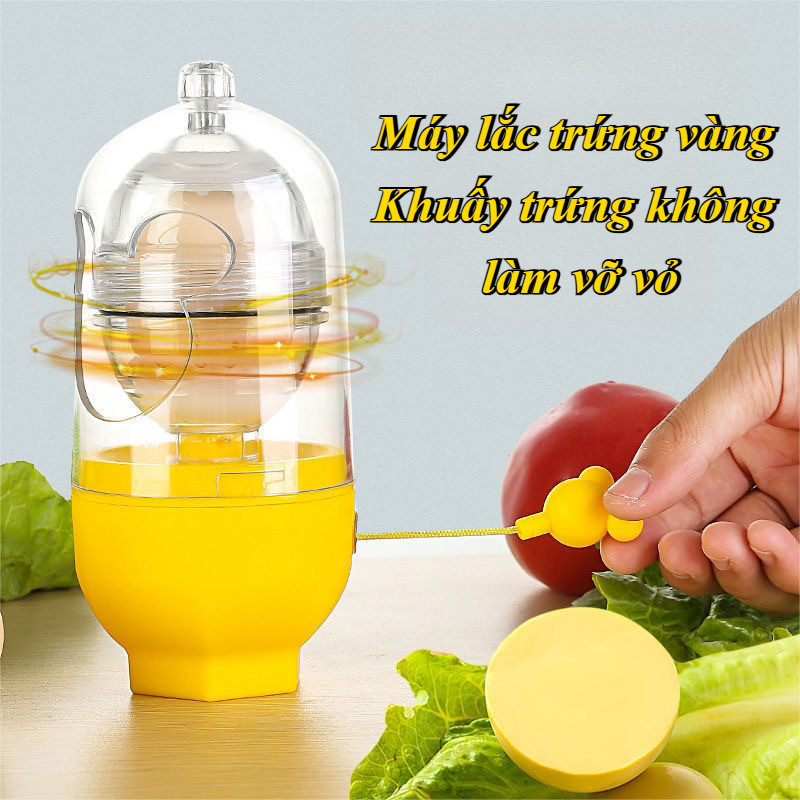 Máy Lắc Trứng Trộn Lòng Đỏ Và Trắng Trứng Kéo Bằng Tay,Máy lắc trứng vàng,Sẽ không phá vỡ vỏ