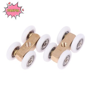 Pnpia Phòng Tắm Đồng Bốn Gót Ròng Rọc Con Lăn Cho Phòng Tắm Kính Cửa Trượt Chống Thấm Nước Mang Theo Cửa Cần Cẩu Nhà Vệ Sinh Boutique