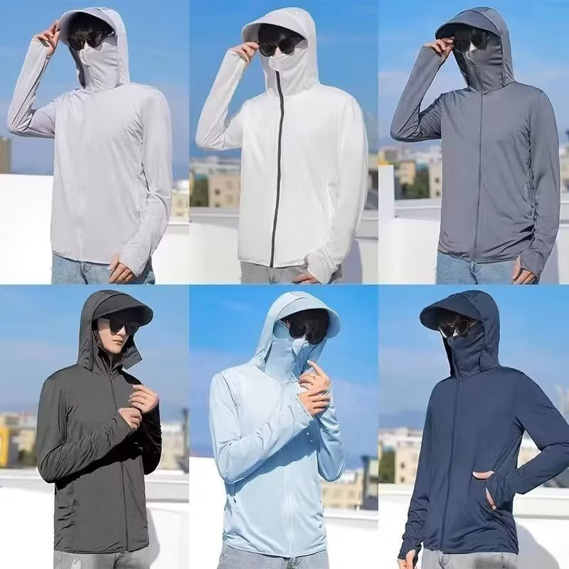 VG Ice Silk Chống Nắng Quần Áo Chống Tia UV Mỏng Thoáng Khí Chống Nắng Áo Câu Cá Ngoài Trời
