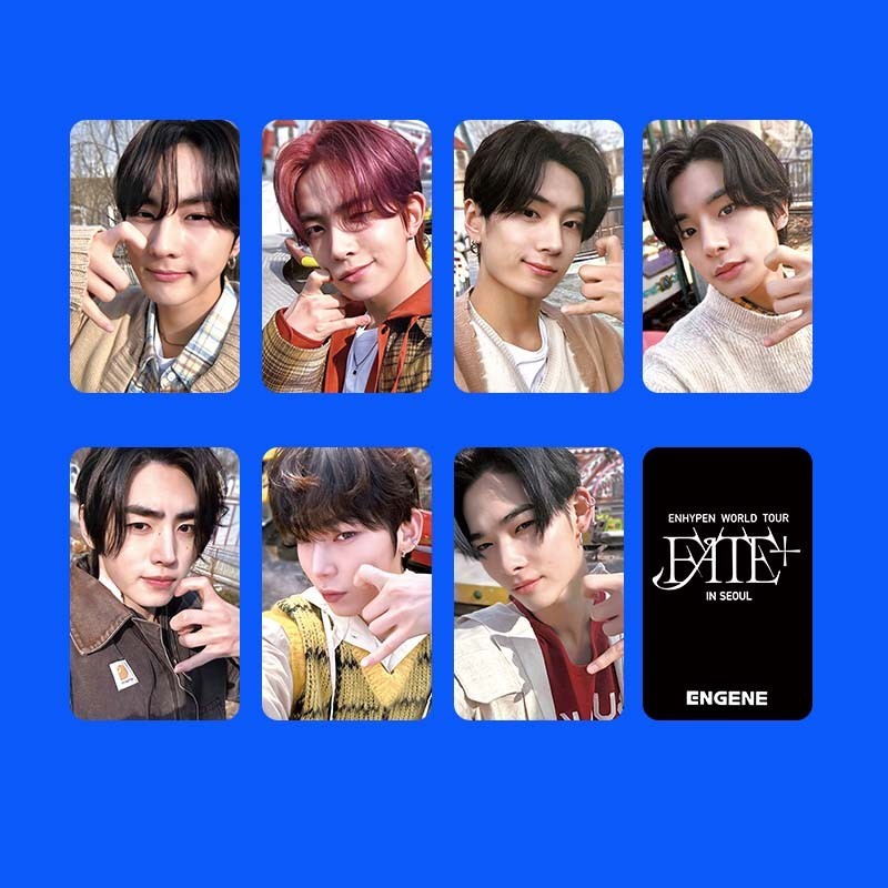 5-8 chiếc EN NHẠC FOREST Lomo Cards Thành viên FATE SBS Moon Photocards học thuật HEESEUNG JAKE JAY JUNGWON NI-KI SUNGHOO SOLO photo Bưu thiếp YM
