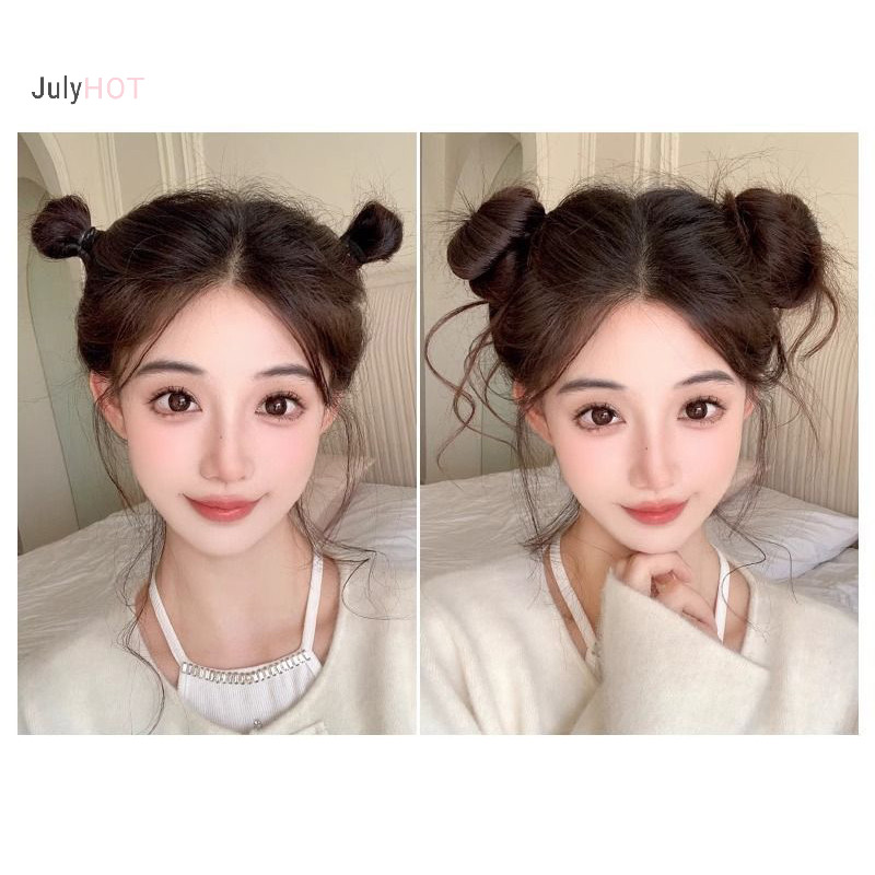 Julyhot Sóng Dài Đuôi Ngựa Nữ Tổng Hợp Tóc Giả Với Dây Cao Su Xoăn Thẳng Đuôi Ngựa Nối Dài Co Giãn Vòng Tóc Massivedeals