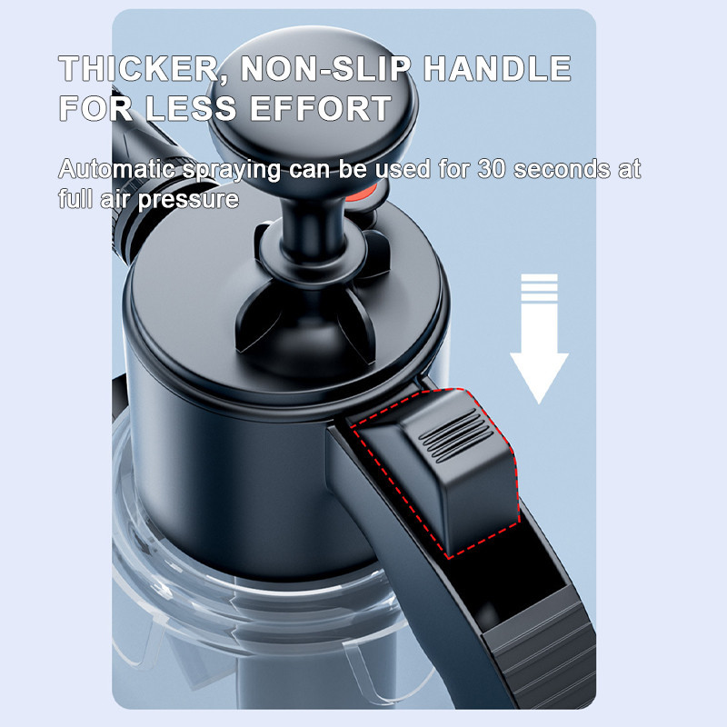 xịt rửa xe SEAMETAL Rửa Xe Bọt Xịt Nâng Cấp 2L Máy Giặt Áp Lực Cao Chai Nước Phun Phản Lực Phụ Kiện Chăm Sóc Xe Hơi