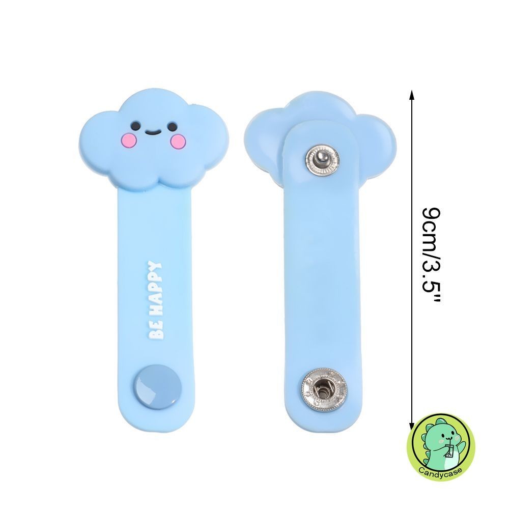 1pc Màu Sắc Ngẫu Nhiên Hoạt Hình Cáp Dữ Liệu Tổ Chức Đa Năng Bảo Vệ Dây Dấu Trang Kẹp Dây Cuộn Dây Dữ Liệu Lưu Trữ Tai Nghe Winder