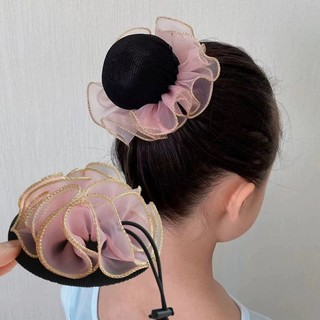 Chụp Búi Dạng Voan, Lưới Búi Tóc Nhiều Màu Cho BÉ GÁI Biểu Diễn, Đi Múa HaminStore