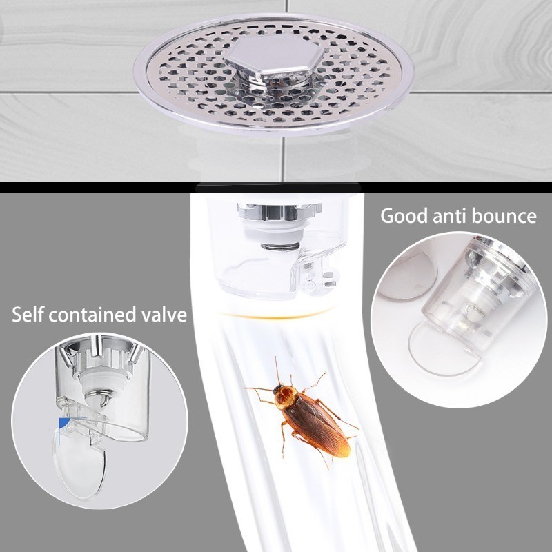 [Đặc sắc] Lõi nảy chậu rửa - Bẫy lông thú - Dụng cụ thoát nước sàn phòng tắm - Dụng cụ lọc thoát nước nhà bếp - Bộ lọc thoát nước bồn rửa - Chống mùi hôi, chống côn trùng, chống tắc nghẽn