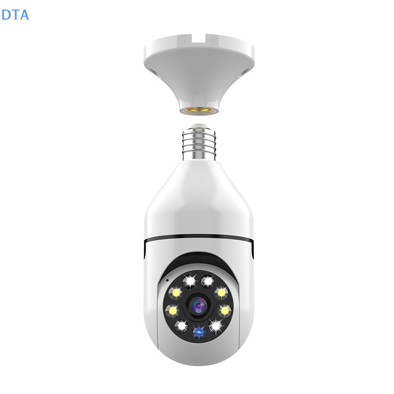 Camera giám sát bóng đèn DTA Full Color Tầm nhìn ban đêm Tự động Theo dõi con người Zoom Giám sát an ninh trong nhà Camera Wifi Nhà thông minh PO