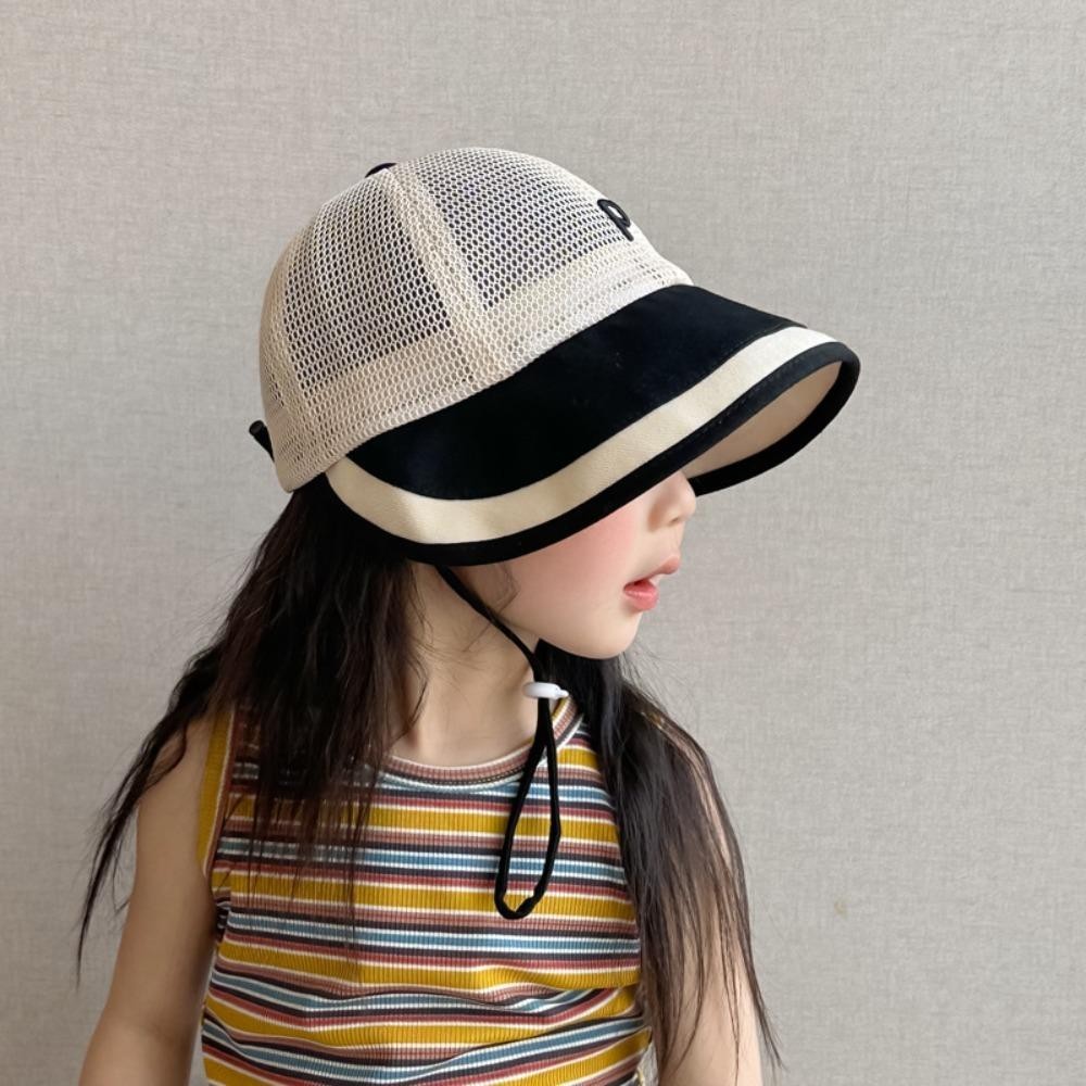 Mũ chống nắng FEDAOG, Mũ lưới thoáng khí cho bé ngư dân, Mũ che nắng cỡ lớn chữ thời trang