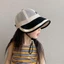 Mũ chống nắng KANGN, Mũ ngư dân thoáng khí chữ cái, Lưới thời trang Tấm che lớn Mũ mùa hè cho trẻ em