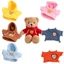 ZENZON LaLafanfanfan Quần Áo Phụ Kiện Búp Bê Bông Vịt Vàng Đồ Chơi Nhồi Bông Động Vật Búp Bê Sang Trọng Chó Đồ Chơi Quần Áo