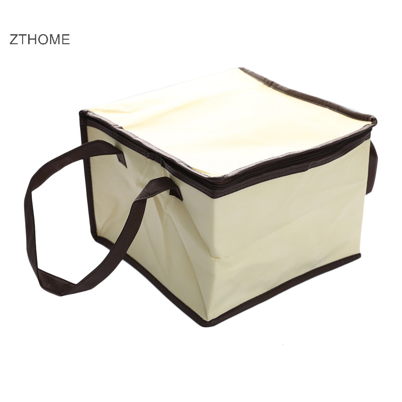 Zthome 6 / 8 / 10 / 12 Inch Pizza Thực Phẩm Túi Giao Hàng Cách Nhiệt Giữ Nhiệt Dã Ngoại HOT
