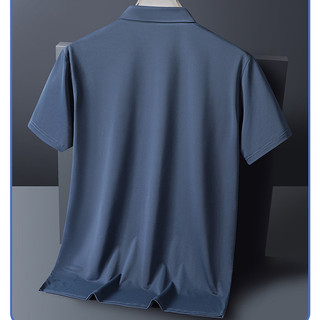 [Plus Size] L-9XL Nam Lưới Thoáng Khí Áo Sơ Mi Polo Tay Ngắn Co Giãn Mềm Mại Thoáng Khí