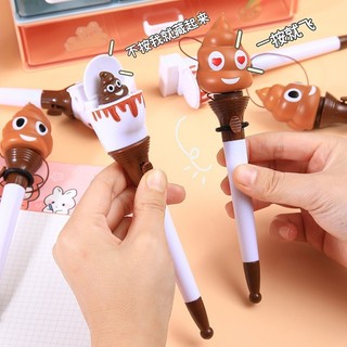 [Mực Đen] Bút Bi Bồn Cầu, S.hit Giài Trí Ngòi 0,5mm Mực Đen, Bút Bi Mực Gel, Bút Bi Văn Phòng