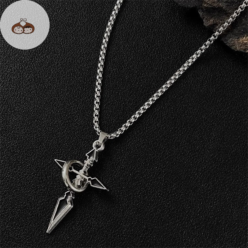 Ars Vintage Chữ Thập Mặt Dây Chuyền Vòng Cổ Cho Nam Đa Năng Dây Chuyền Hợp Thời Trang Mồ Hôi Punk Vòng Cổ Trang Sức Quà Tặng VN
