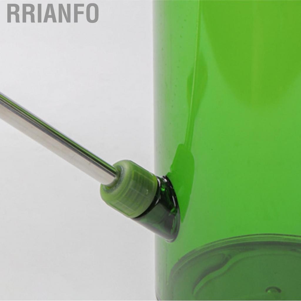 Rrianfo 1L Watering Can PP Fully Transparent Indoor Plants with Long Spout for Garden
